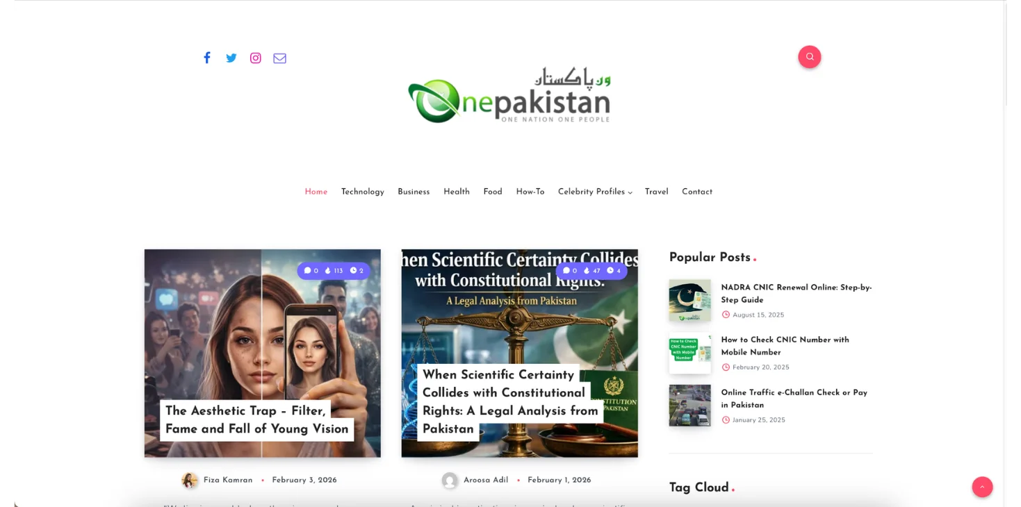 One Pakistan